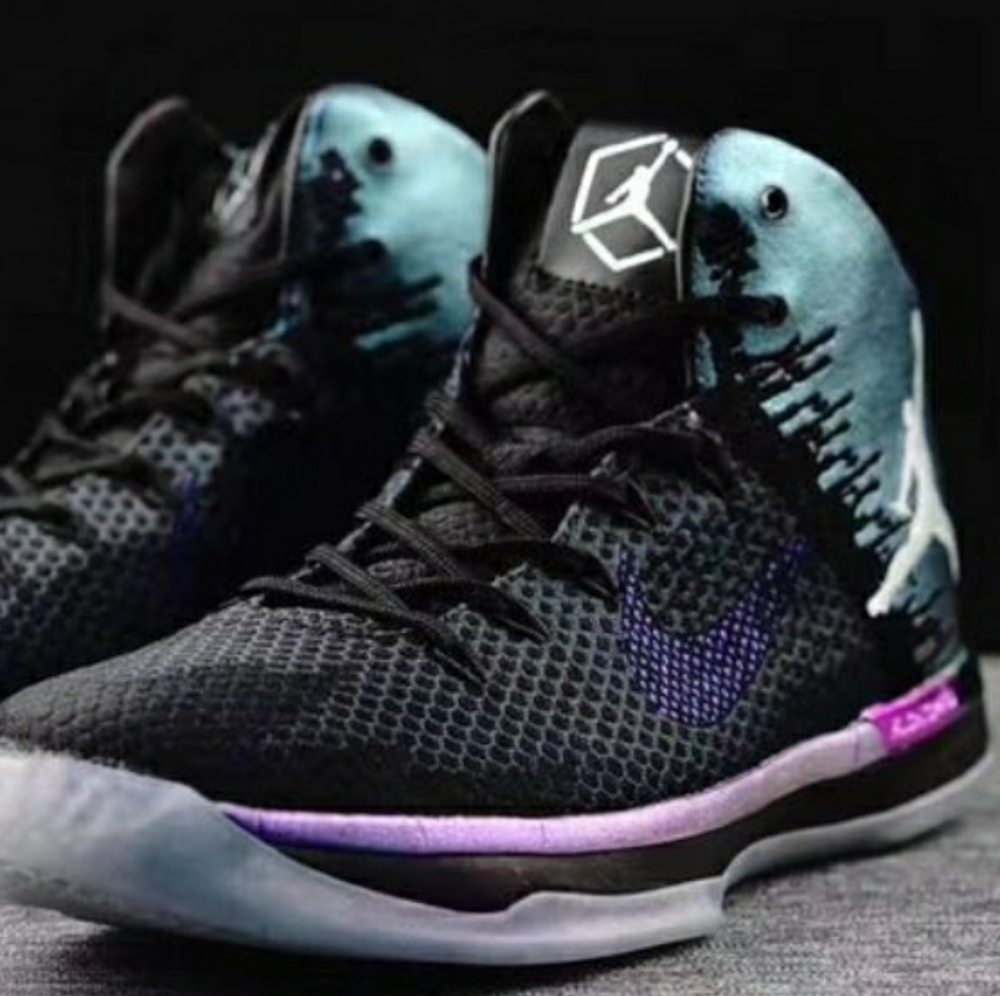 Nike Jordan AJ XXX1 purple/teal All Star